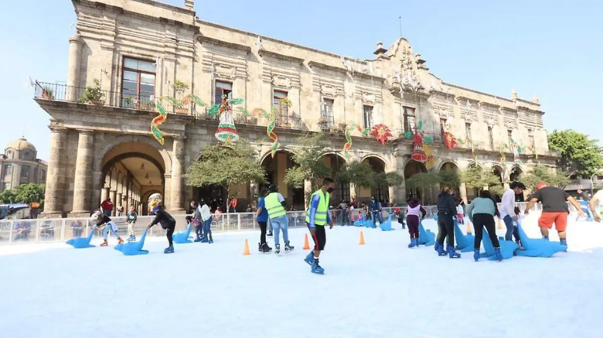 Pista de hielo FOTO. Gobierno de Guadalajara